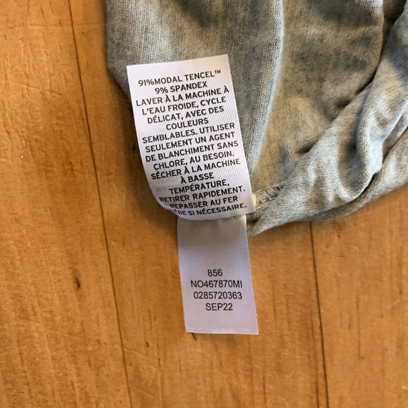 NWOT-Nordstrom-XL -Light Heather Grey Wolf- LS With Pants - Picture 10 of 11